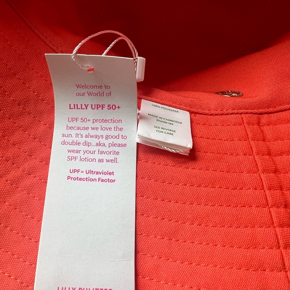 Lilly Pulitzer Blue Floral Bucket Hat - Picture 3 of 4